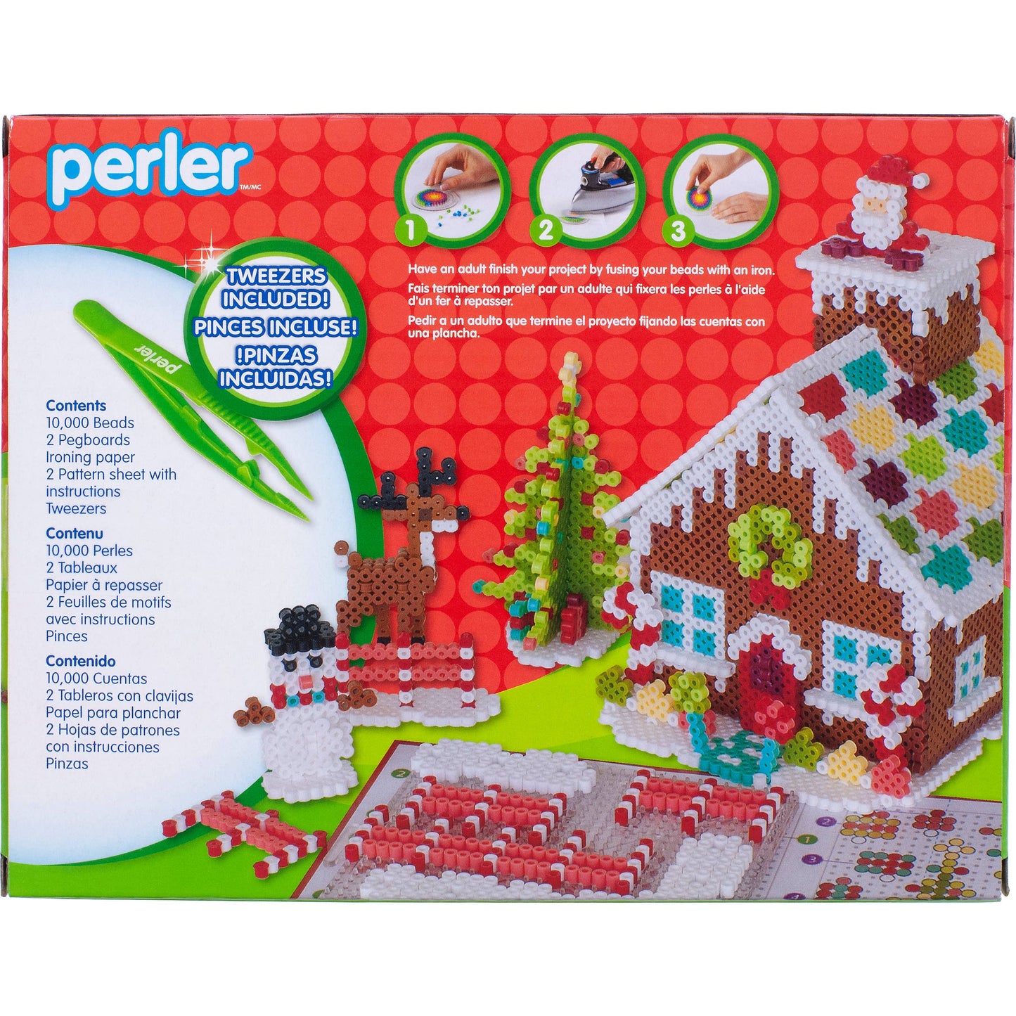 Perler Beads Christmas Gingerbread House
