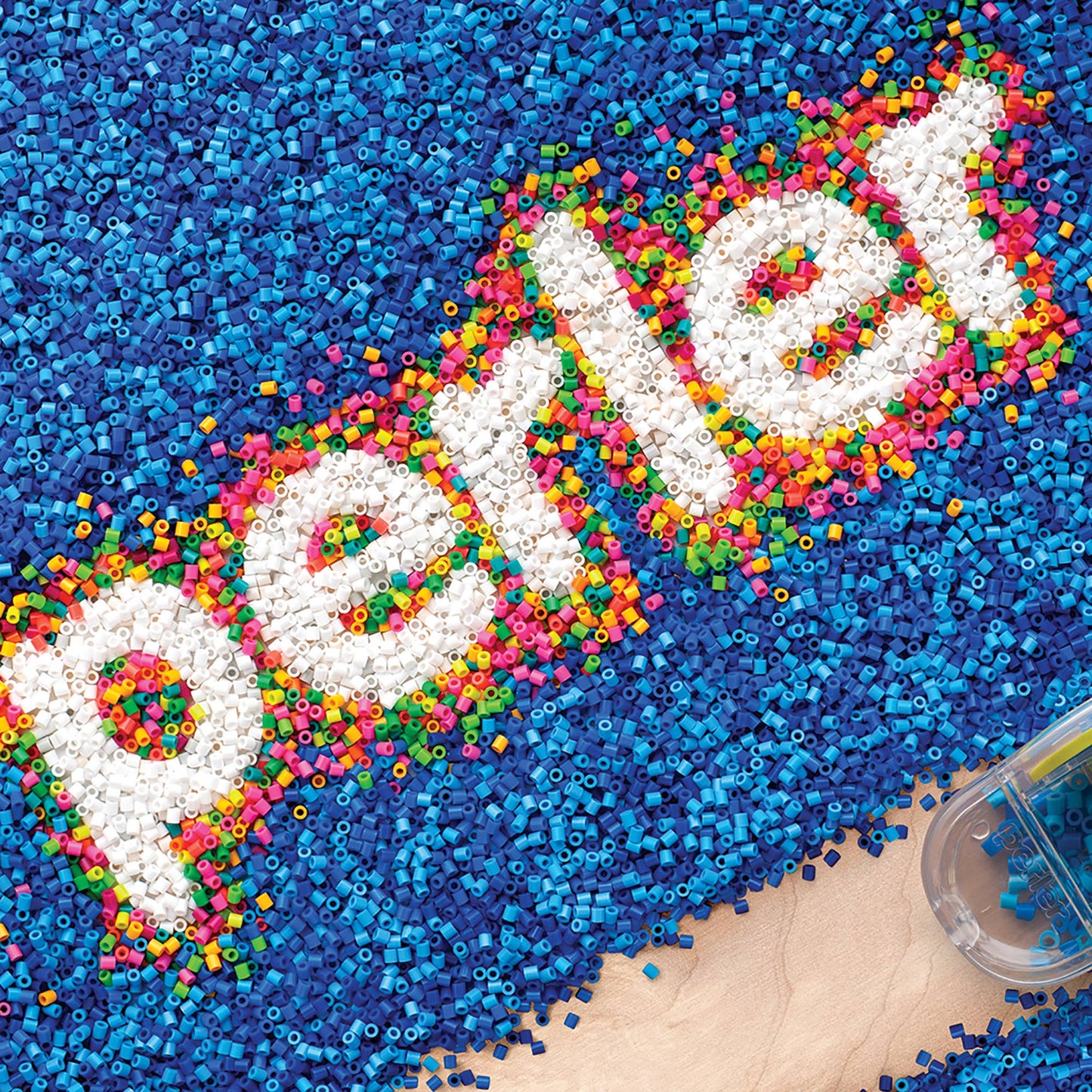 Perler Beads Christmas Gingerbread Doghouse
