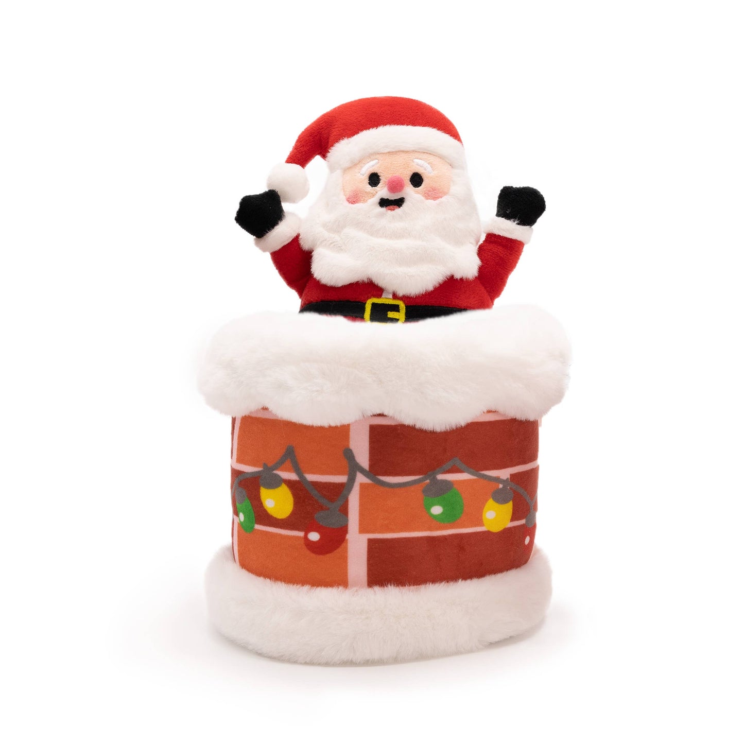 Peek-A-Boo Plush - Santa in Chimney 🎅