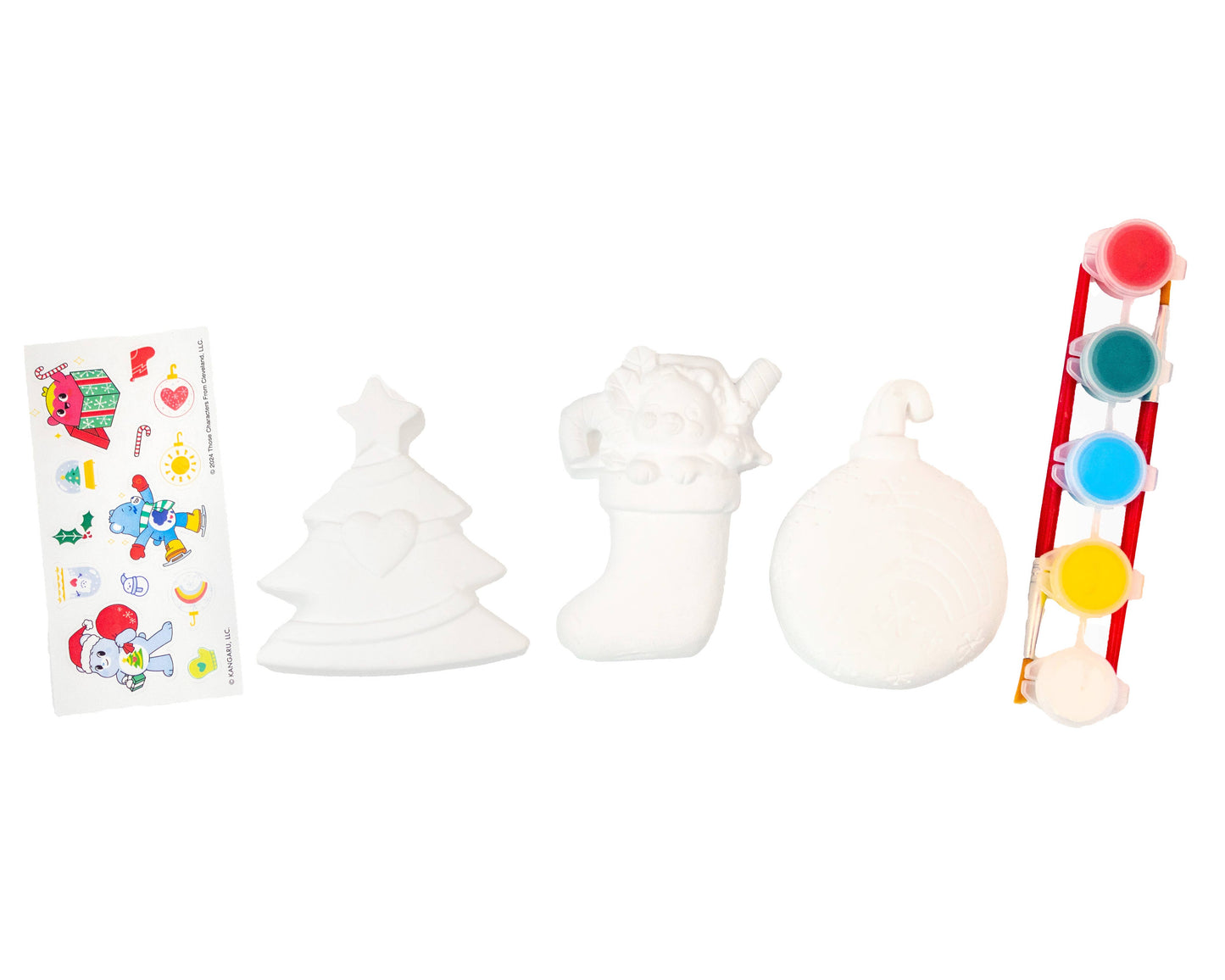 Care Bears Paint Your Own Plaster Christmas Bears 3pk